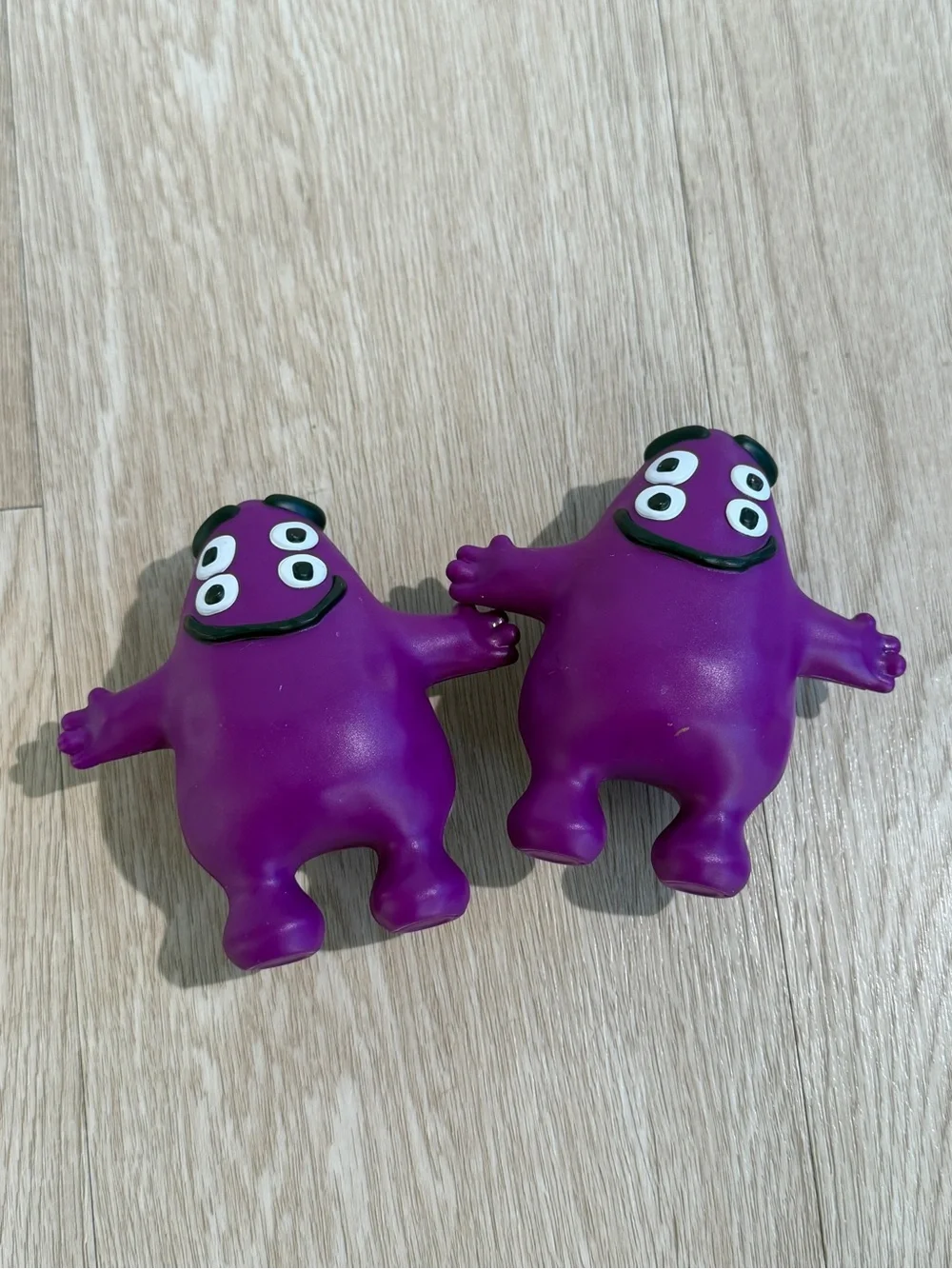 Lot of 2 Grimaces McDonald’s Happy Meal Toy Flea Market Toys Cactus Jack 2022